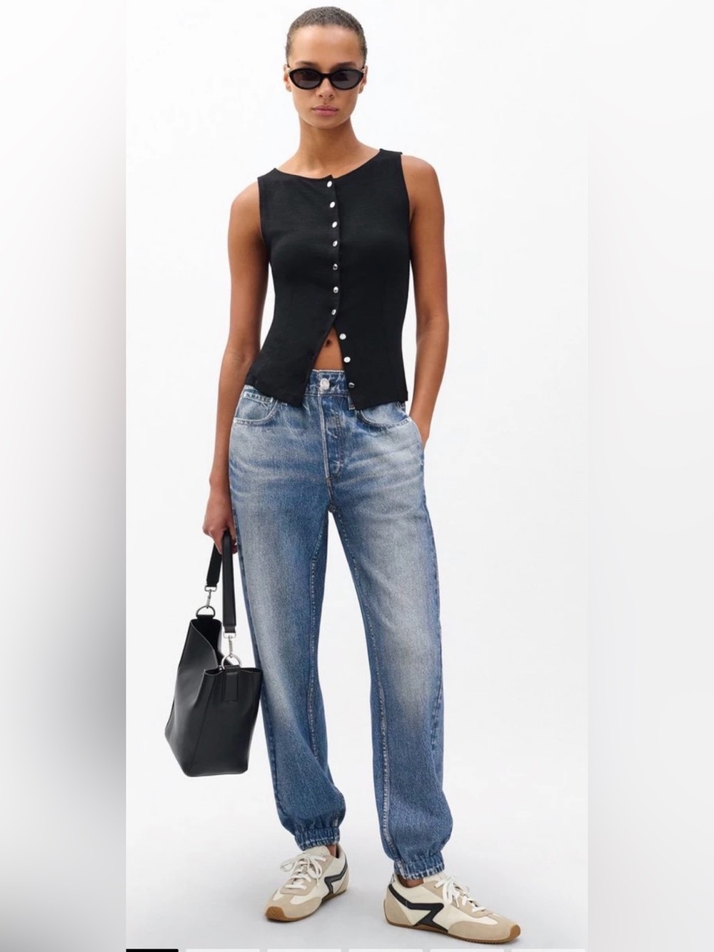 rag & bone Washed Blue Boyfriend Jeans